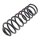Suspension Spring set rear axle coil spring Ø 130 mm KYB for e.g. VOLVO 240