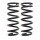 Suspension Spring set rear axle Ø 133 mm KYB for JAGUAR XK and others