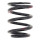 Suspension Spring set rear axle Ø 175 mm KYB for e.g. TOYOTA HIACE