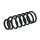 Suspension Spring set rear axle coil spring Ø 128 mm KYB for HONDA SHUTTLE
