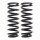 Suspension Spring set rear axle coil spring Ø 131 mm KYB for JAGUAR XJ
