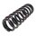 Suspension Spring set rear axle coil spring Ø 131 mm KYB for JAGUAR XJ