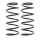 Suspension Spring set front axle coil spring Ø 165 mm KYB for e.g. VOLVO 740