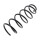 Suspension Spring set front axle coil spring Ø 137 mm KYB for e.g. SEAT AROSA