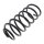Suspension Spring set front axle coil spring Ø 143 mm KYB for e.g. SEAT INCA
