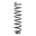 Suspension Spring set front axle coil spring Ø 115 mm KYB for e.g. MB E-KLASSE