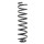 Suspension Spring set front axle coil spring Ø 117 mm KYB for e.g. MB E-KLASSE