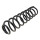 Suspension Spring set front axle coil spring Ø 117 mm KYB for e.g. MB E-KLASSE