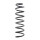 Suspension Spring set front axle Ø 116 mm KYB for MERCEDES-BENZ CLS