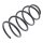 Suspension Spring set front axle Ø 164 mm KYB for e.g. TOYOTA COROLLA
