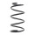 Suspension Spring set front axle Ø 170 mm KYB for e.g. TOYOTA COROLLA