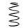 Suspension Spring set front axle Ø 166 mm KYB for e.g. TOYOTA AVENSIS
