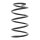 Suspension Spring set front axle Ø 166 mm KYB for e.g. HYUNDAI ACCENT