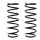 Suspension Spring set front axle Ø 150 mm KYB for e.g. CHEVROLET REZZO