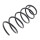 Suspension Spring set front axle Ø 152 mm KYB for e.g. DAEWOO LACETTI