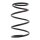 Suspension Spring set front axle Ø 174 mm KYB for SUBARU IMPREZA and others