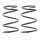 Suspension Spring set front axle coil spring Ø 174 mm KYB for SUBARU IMPREZA
