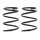 Suspension Spring set front axle coil spring Ø 174 mm KYB for SUBARU IMPREZA