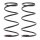 Suspension Spring set front axle coil spring Ø 182 mm KYB for TOYOTA RAV