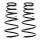 Suspension Spring set rear axle coil spring KYB fits TOYOTA CAMRY