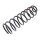 Suspension Spring set rear axle coil spring Ø 122 mm KYB for e.g. VOLVO 740