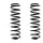 Suspension Spring set rear axle coil spring Ø 123 mm KYB for e.g. VOLVO 740