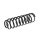 Suspension Spring set rear axle coil spring Ø 123 mm KYB for e.g. VOLVO 740