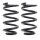 Suspension Spring Set rear Ø 123 mm KYB for e.g. ALFA ROMEO SPIDER