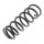 Suspension Spring set rear axle coil spring Ø 136 mm KYB for LEXUS GS