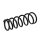 Suspension Spring set rear axle coil spring Ø 136 mm KYB for LEXUS GS