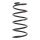 Suspension Spring set rear axle coil spring Ø 142 mm KYB for DAEWOO LACETTI