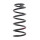 Suspension Spring set rear axle coil spring Ø 124 mm KYB for e.g. AUDI A6