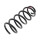 Suspension Spring set rear axle coil spring Ø 124 mm KYB for e.g. AUDI A6