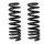Suspension Spring set rear axle coil spring Ø 121 mm KYB for MB M-KLASSE