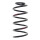 Suspension Spring set rear axle coil spring Ø 119 mm KYB for e.g. OPEL CORSA