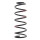 Suspension Spring set rear axle coil spring Ø 122 mm KYB for e.g. KIA RIO