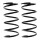 Suspension Spring Set rear Ø 142 mm KYB for e.g. CHEVROLET LACETTI