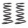 Suspension Spring set rear axle coil spring KYB suitable for VOLVO XC90