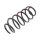 Suspension Spring set front axle coil spring Ø 150 mm KYB for e.g. AUDI 80