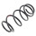 Suspension Spring set front axle coil spring Ø 141 mm KYB for e.g. OPEL ASTRA