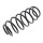 Suspension Spring set front axle coil spring Ø 146 mm KYB for e.g. AUDI 80
