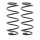 Suspension Spring set front axle coil spring Ø 140 mm KYB for e.g. OPEL ASTRA
