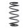 Suspension Spring set front axle Ø 140 mm KYB for e.g. DAEWOO NEXIA
