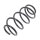 Suspension Spring set front axle coil spring Ø 148 mm KYB for e.g. SEAT ALTEA