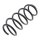 Suspension Spring set front axle coil spring Ø 147 mm KYB for e.g. VW TOURAN