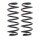 Suspension Spring set front axle coil spring KYB IAM-Expertise for AUDI A8
