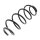 Suspension Spring set front axle coil spring Ø 153 mm KYB for e.g. FORD MONDEO