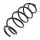 Suspension Spring set front axle coil spring Ø 156 mm KYB for e.g. FORD MONDEO