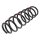 Suspension Spring set front axle coil spring Ø 107 mm KYB for HONDA LOGO