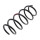 Suspension Spring set front axle coil spring Ø 131 mm KYB for e.g. OPEL CORSA